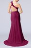 Elegant Empire Sleeveless Criss-cross Straps Court Train Ruching Party Dresses