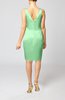 Simple Sheath Sleeveless Backless Elastic Woven Satin Pleated Party Dresses