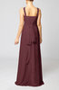 Elegant Column Sleeveless Zip up Pleated Evening Dresses