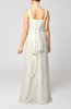 Elegant Column Sleeveless Zip up Pleated Evening Dresses