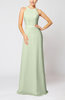 Elegant Column Sleeveless Zip up Pleated Evening Dresses