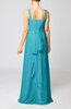 Elegant Column Sleeveless Zip up Pleated Evening Dresses