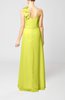 Plain One Shoulder Sleeveless Zipper Floor Length Sash Evening Dresses