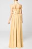 Plain Column Zipper Chiffon Floor Length Wedding Guest Dresses