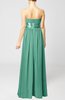 Plain Column Zipper Chiffon Floor Length Wedding Guest Dresses
