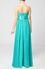 Plain Column Zipper Chiffon Floor Length Wedding Guest Dresses
