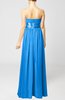 Plain Column Zipper Chiffon Floor Length Wedding Guest Dresses