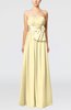 Plain Column Zipper Chiffon Floor Length Wedding Guest Dresses