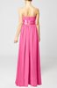 Plain Column Zipper Chiffon Floor Length Wedding Guest Dresses