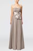 Plain Column Zipper Chiffon Floor Length Wedding Guest Dresses
