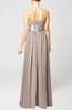 Plain Column Zipper Chiffon Floor Length Wedding Guest Dresses