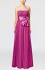Plain Column Zipper Chiffon Floor Length Wedding Guest Dresses