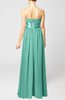 Plain Column Zipper Chiffon Floor Length Wedding Guest Dresses