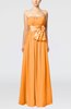 Plain Column Zipper Chiffon Floor Length Wedding Guest Dresses