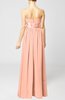 Plain Column Zipper Chiffon Floor Length Wedding Guest Dresses