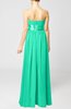 Plain Column Zipper Chiffon Floor Length Wedding Guest Dresses
