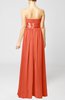 Plain Column Zipper Chiffon Floor Length Wedding Guest Dresses