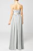 Plain Column Zipper Chiffon Floor Length Wedding Guest Dresses