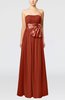 Plain Column Zipper Chiffon Floor Length Wedding Guest Dresses