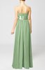 Plain Column Zipper Chiffon Floor Length Wedding Guest Dresses