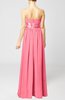 Plain Column Zipper Chiffon Floor Length Wedding Guest Dresses