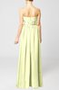 Plain Column Zipper Chiffon Floor Length Wedding Guest Dresses