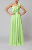 Gorgeous Sheath One Shoulder Sleeveless Floor Length Flower Wedding Guest Dresses