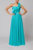 Gorgeous Sheath One Shoulder Sleeveless Floor Length Flower Wedding Guest Dresses