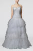 Fairytale Church Sweetheart Sleeveless Backless Ruching Bridal Gowns