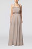 Elegant A-line Sleeveless Chiffon Floor Length Ribbon Wedding Guest Dresses