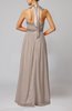 Elegant A-line Sleeveless Chiffon Floor Length Ribbon Wedding Guest Dresses