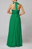 Elegant A-line Sleeveless Chiffon Floor Length Ribbon Wedding Guest Dresses