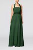 Elegant A-line Sleeveless Chiffon Floor Length Ribbon Wedding Guest Dresses