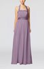 Elegant A-line Sleeveless Chiffon Floor Length Ribbon Wedding Guest Dresses