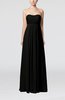 Plain Empire Sleeveless Zip up Floor Length Wedding Guest Dresses