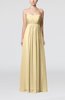 Plain Empire Sleeveless Zip up Floor Length Wedding Guest Dresses