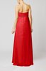 Plain Empire Sleeveless Zip up Floor Length Wedding Guest Dresses
