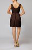 Plain Sleeveless Satin Short Flower Bridesmaid Dresses