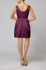 Plain Sleeveless Satin Short Flower Bridesmaid Dresses