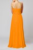 Romantic Column Strapless Chiffon Ruching Evening Dresses