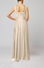 Simple Thick Straps Sleeveless Chiffon Ruching Evening Dresses