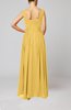 Simple Thick Straps Sleeveless Chiffon Ruching Evening Dresses