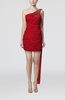 Modern Sheath Sleeveless Chiffon Ruching Wedding Guest Dresses