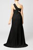 Elegant Column Zipper Chiffon Sweep Train Draped Evening Dresses