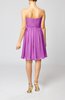 Romantic Sweetheart Zipper Knee Length Flower Bridesmaid Dresses