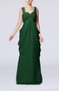 Elegant Destination Sleeveless Lace up Chiffon Floor Length Draped Bridal Gowns