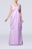 Elegant Destination Sleeveless Lace up Chiffon Floor Length Draped Bridal Gowns