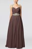 Glamorous Thick Straps Sleeveless Chiffon Floor Length Pleated Evening Dresses
