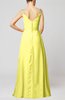 Glamorous Thick Straps Sleeveless Chiffon Floor Length Pleated Evening Dresses