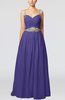 Glamorous Thick Straps Sleeveless Chiffon Floor Length Pleated Evening Dresses